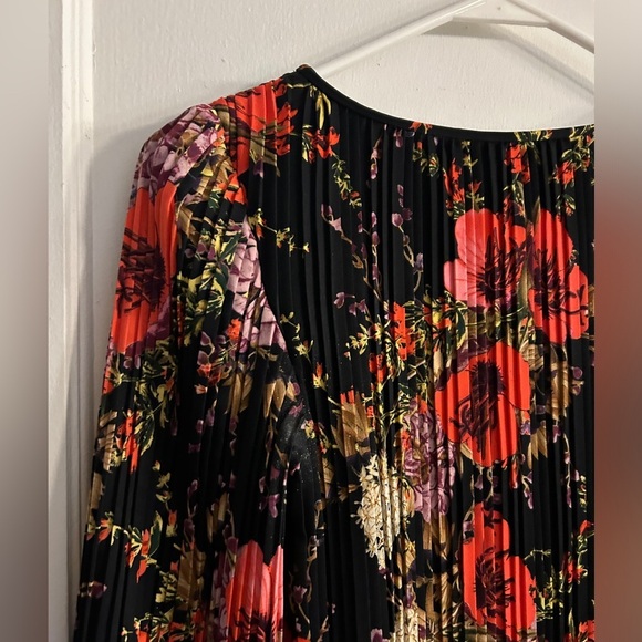 Catherine Malandrino Nordstrom Pleated Bubble Sleeve Cocktail Dress Women’s S - Picture 9 of 10